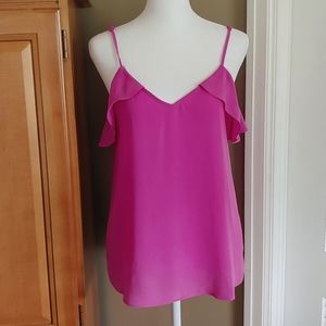 Express Spaghetti Strap Pink Tank Top